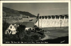The Green Hut Cafe and Curio Shop Coulee Dam, WA Postcard Postcard