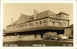 Northern Pacific Station Spokane, WA Postcard Postcard