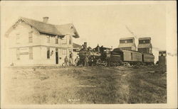 Train Station Linton, ND Postcard Postcard