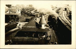 Railroad Station Postcard