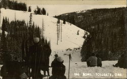 Ski Bowl Tollgate, OR Postcard Postcard