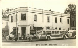 Bus Station Athens, TN Postcard Postcard