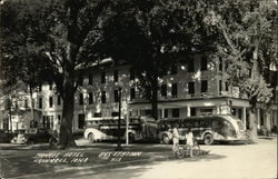 Monroe Hotel Bus Station Grinnell, IA Postcard Postcard