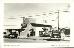 Union Bus Depot Postcard