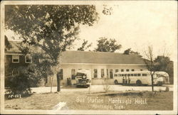 Bus Station, Monteagle Hotel Tennessee Postcard Postcard