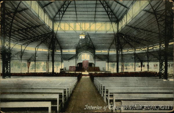 Interior of Tabernacle Oak Bluffs Massachusetts