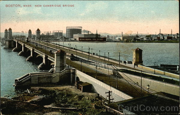 New Cambridge Bridge Boston Massachusetts