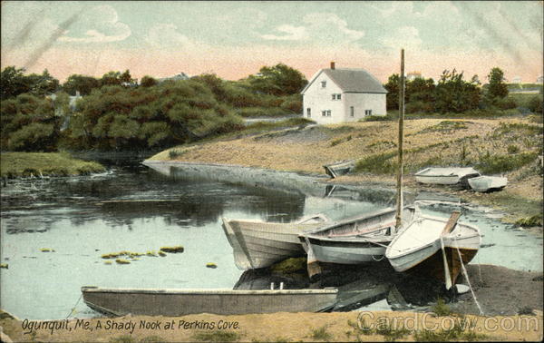 A Shady Nook At Perkins Cove Ogunquit Maine