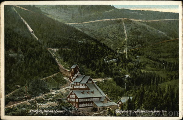 Hercules Mill and Tram Burke Idaho