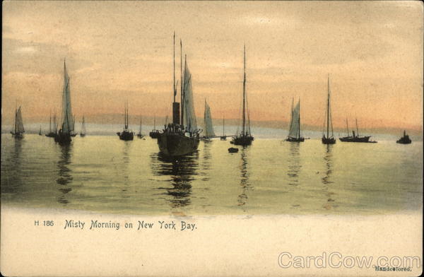 Misty Morning on New York Bay