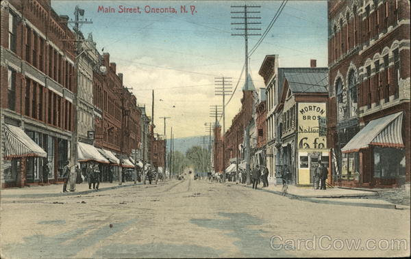 Main Street Oneonta New York