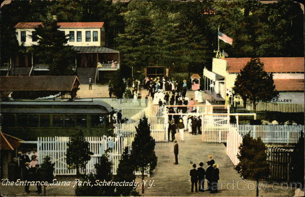 The Entrance to Luna Park Schenectady New York