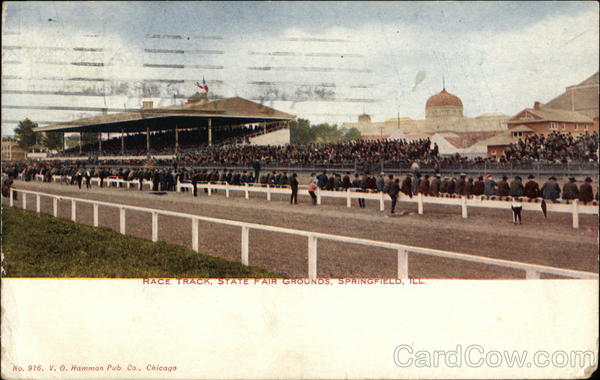 Race Track, State Fair Grounds Springfield Illinois