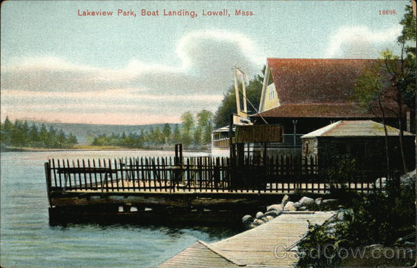Lakeview Park, Boat Landing Lowell Massachusetts