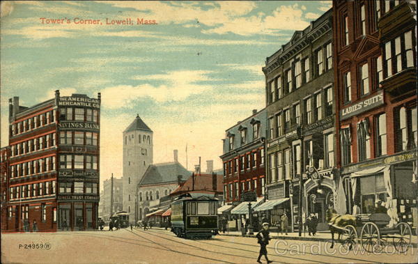 Tower's Corner Lowell Massachusetts