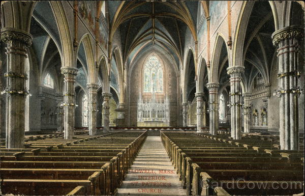 Interior, St. Patrick Church Lowell Massachusetts