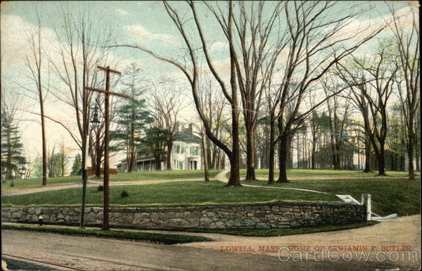 Home of Benjamin F. Butler Lowell Massachusetts