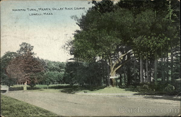 Hairpin Turn, Merr'k Valley Race Course Lowell Massachusetts