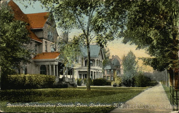 Beautiful Residences along Riverside Drive Binghamton New York