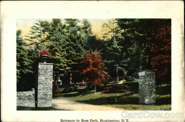 Entrance to Ross Park Binghamton New York