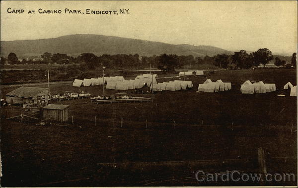 Camp at Casino Park Endicott New York