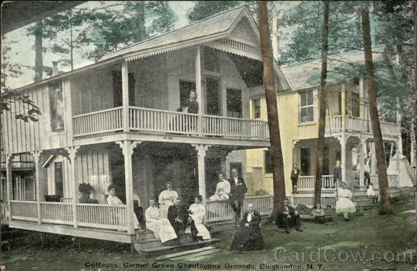 Cottages, Carmel Grove Chautauqua Grounds Binghamton New York
