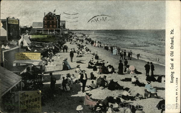 Keeping Cool at Old Orchard Bech Old Orchard Beach Maine