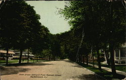 Union Street, Looking South From Passaic Street Postcard