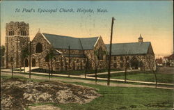 St. Paul's Episcopal Church Holyoke, MA Postcard Postcard