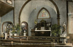 St. Francis Xavier Church (Cath.), The Sanctuary Hyannis, MA Postcard Postcard