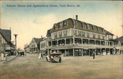 Atlantic House and Agamenticus House Postcard