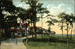 Ocean Park Oak Bluffs, MA Postcard Postcard
