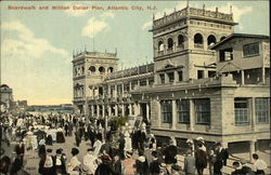 Boardwalk and Million Dollar Pier Postcard