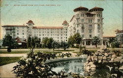 Hotel Green from City Park Pasadena, CA Postcard Postcard