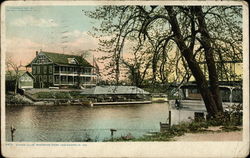 Canoe Club, Riverside Park Postcard