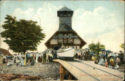United States Life Saving Station Postcard