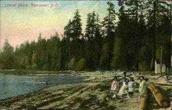 Second Beach Vancouver, BC Canada British Columbia Postcard Postcard