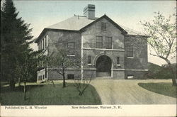 New School House Postcard