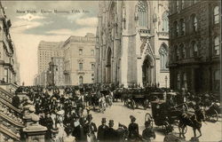 Easter Morning, Fifth Ave Postcard