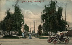Scotts Park Sandusky, OH Postcard Postcard