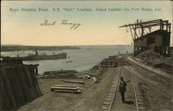 Noyo Shipping Point Fort Bragg, CA Postcard Postcard