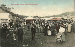 Fairgrounds Great Barrington, MA Postcard Postcard