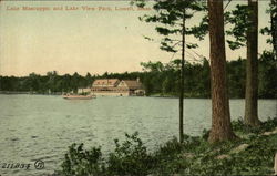 Lake Mascuppic and Lake View Park Postcard