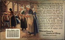 Macarney's Apparel Shop Postcard