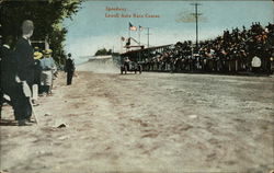 Speedway, Lowell Auto Race Course Massachusetts Postcard Postcard