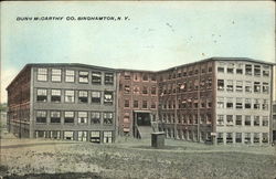 The Dunn McCarthy Co. Building, Shoe Manufacturing Binghamton, NY Postcard Postcard