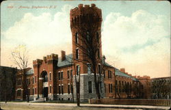 Armory Binghamton, NY Postcard Postcard