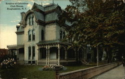 Knights of Columbus Club House Binghamton, NY Postcard Postcard