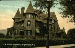J.M. Kilmer Residence Binghamton, NY Postcard Postcard