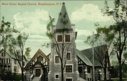 Main Street Baptist Church Postcard